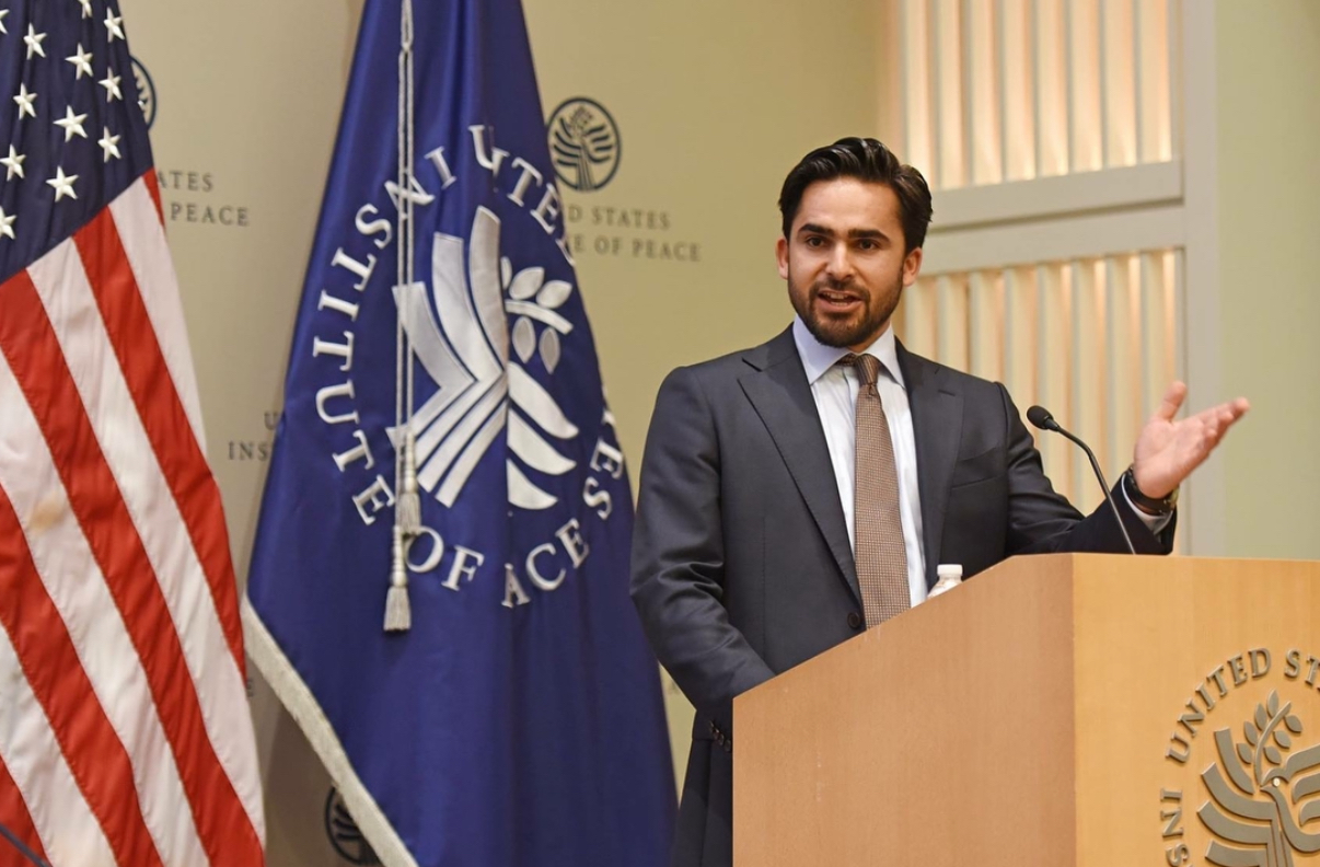 Ahmad Shah Mohibi at United States Institute of Peace, April 2018